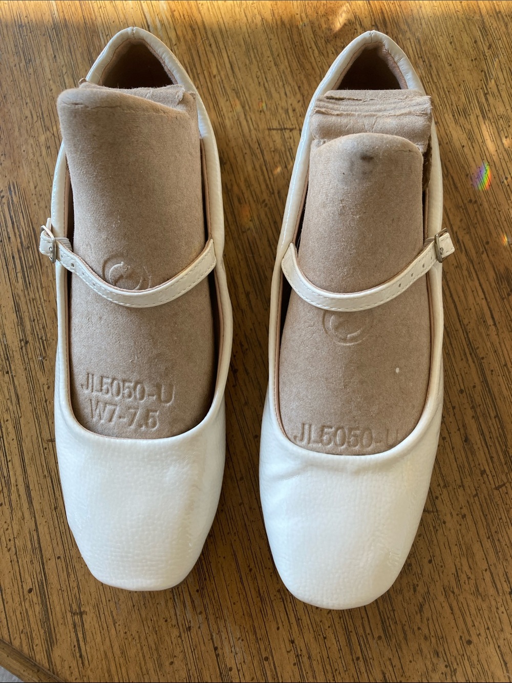 Dream Pairs Cream Women’s Mary Jane Dress Shoes